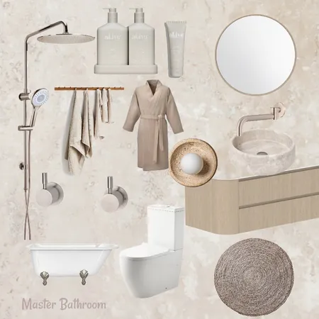 Master bathroom Interior Design Mood Board by Rech0o on Style Sourcebook