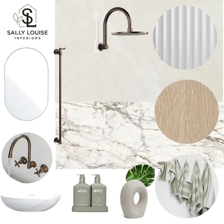 Orchard Grove Ensuite Interior Design Mood Board by Sally Louise Interiors on Style Sourcebook
