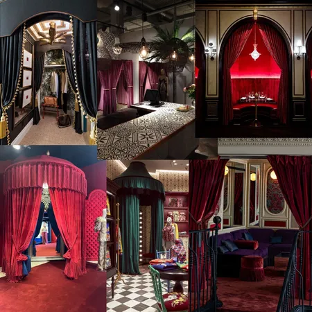 Βιτρίνα δοκιμαστηρια Interior Design Mood Board by EviGogi on Style Sourcebook