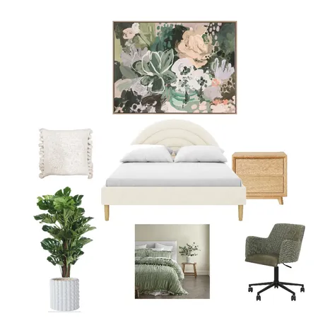 Bedroom Opt 1 Interior Design Mood Board by Meleena17 on Style Sourcebook