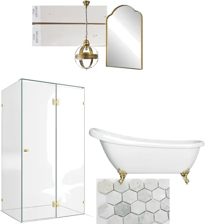 Sage Green Vintage Modern Bathroom Interior Design Mood Board by Danielliott@live.com.au on Style Sourcebook