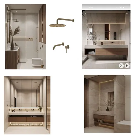 אמבטיה Interior Design Mood Board by Deborah on Style Sourcebook