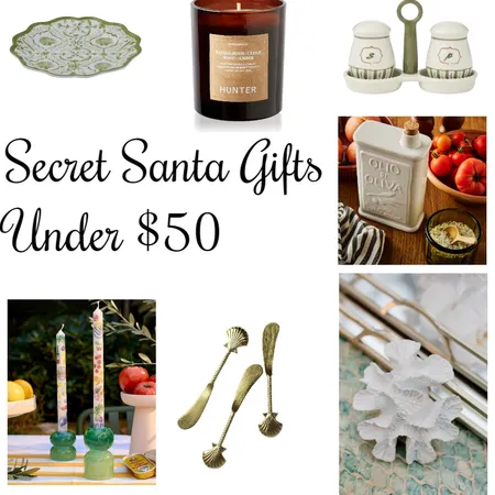 Secret Santa Gifts Undr $50 Interior Design Mood Board by House of Walton on Style Sourcebook