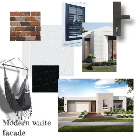 Modern white facade Interior Design Mood Board by mahdiyeh.bli@gmail.com on Style Sourcebook