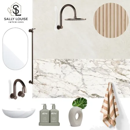 Orchard Grove Ensuite Interior Design Mood Board by Sally Louise Interiors on Style Sourcebook