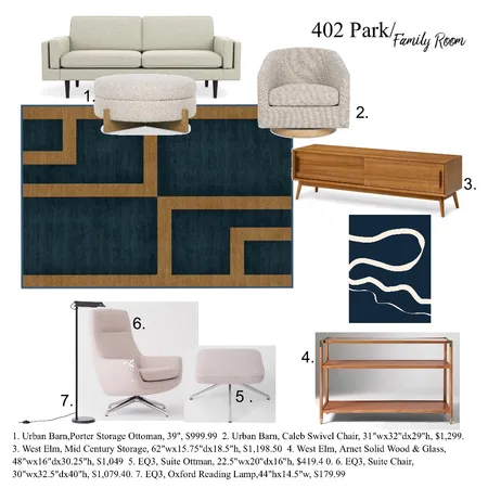 402 Park - Family Room Interior Design Mood Board by Cindy S on Style Sourcebook