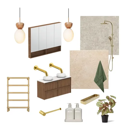 Ensuite Interior Design Mood Board by Nobs on Style Sourcebook