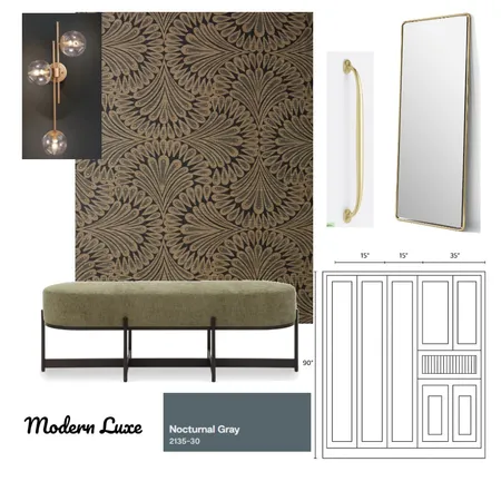 modern luxe foyer Interior Design Mood Board by rachna mody on Style Sourcebook