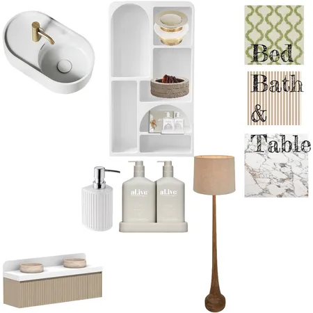 Bathroom products 9:45-9:56am Interior Design Mood Board by FirstLast125 on Style Sourcebook