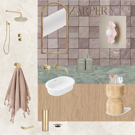 Dekota's Bathroom Interior Design Mood Board by Zarper Interiors on Style Sourcebook