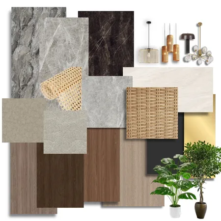 poster material Interior Design Mood Board by whiteflower on Style Sourcebook