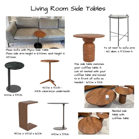 Side Tables Interior Design Mood Board by Six Castle Designs on Style Sourcebook
