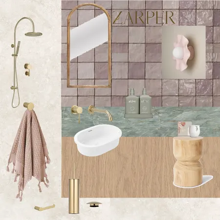 Dekota's Bathroom Interior Design Mood Board by Zarper Interiors on Style Sourcebook