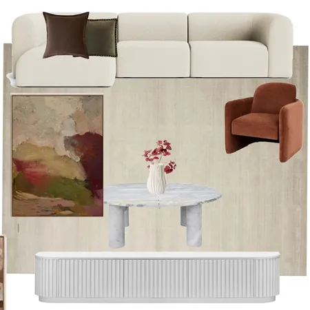 Living area rj couch v2  marty tv unita tallira rug Interior Design Mood Board by Efi Papasavva on Style Sourcebook