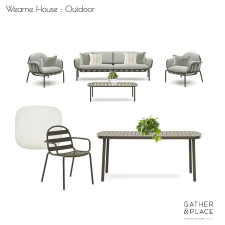 Wearne House : Outdoor Interior Design Mood Board by Gather & Place on Style Sourcebook