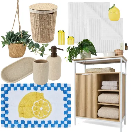 Kmart bathroom lemon Interior Design Mood Board by Katelyn on Style Sourcebook