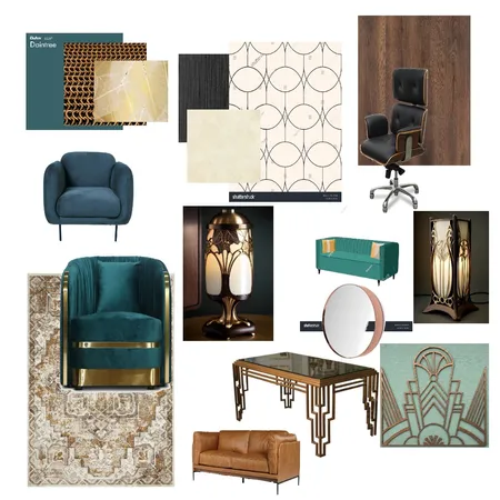 Facu oficina personal Interior Design Mood Board by gabybeck@gmail.com on Style Sourcebook