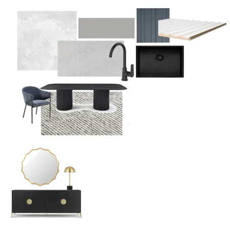 Jubilee Dark Interior Design Mood Board by Hermitage Building Group Pty Ltd on Style Sourcebook