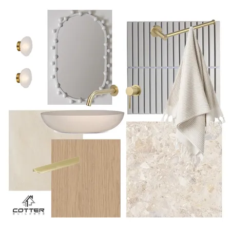The Beach House - Powder Room Interior Design Mood Board by Cotter Builders on Style Sourcebook