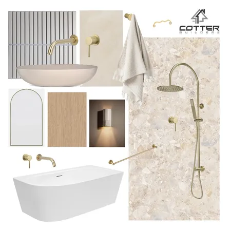 The Beach House - Ensuite Interior Design Mood Board by Cotter Builders on Style Sourcebook