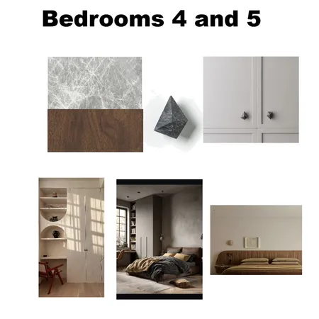 bedrooms 4 and 5 Interior Design Mood Board by FMA INTERIORS on Style Sourcebook