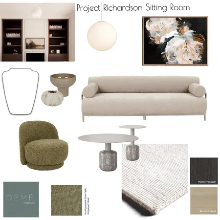 Sitting Room Interior Design Mood Board by Demé Interiors on Style Sourcebook