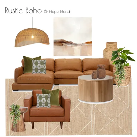 Rustic Boho Interior Design Mood Board by Styled By Lorraine Dowdeswell on Style Sourcebook