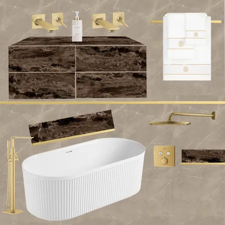 Ensuite - brown Interior Design Mood Board by SweetTooth1922 on Style Sourcebook