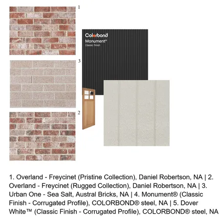 Fascade - Overland Feature Brick Interior Design Mood Board by TMR on Style Sourcebook