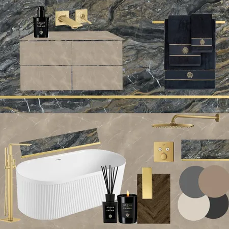 Ensuite - black Interior Design Mood Board by SweetTooth1922 on Style Sourcebook