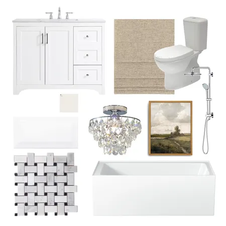 Main Bath Interior Design Mood Board by Sabatino on Style Sourcebook