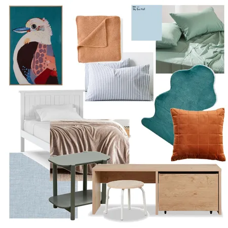 Eddy's room Interior Design Mood Board by Megan Woodgate Interiors on Style Sourcebook