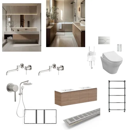 Ensuite (upstairs) Interior Design Mood Board by OuterSpace Living on Style Sourcebook