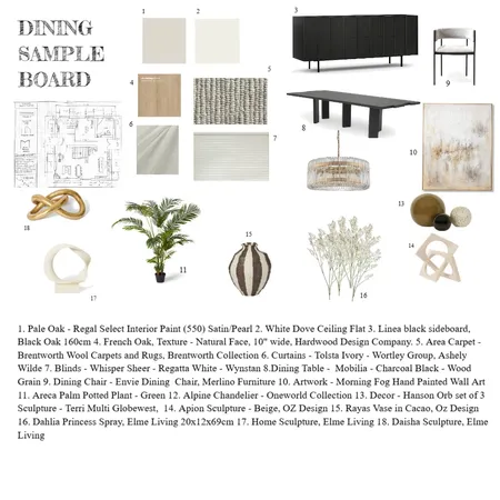 DINING ROOM Interior Design Mood Board by taniacampagna on Style Sourcebook