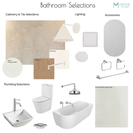 FRENCH - Bathroom Selections Interior Design Mood Board by Merge Building on Style Sourcebook