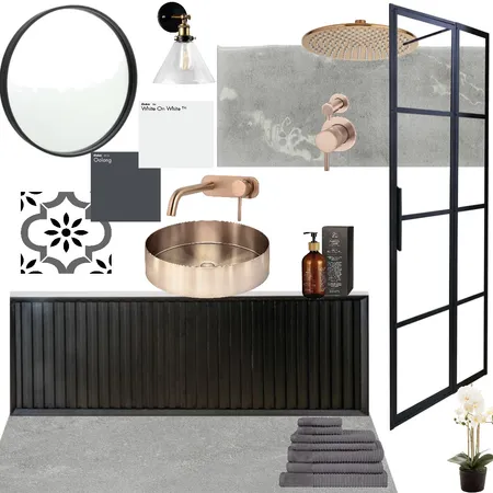 Modern bathroom Interior Design Mood Board by STUDIO M on Style Sourcebook