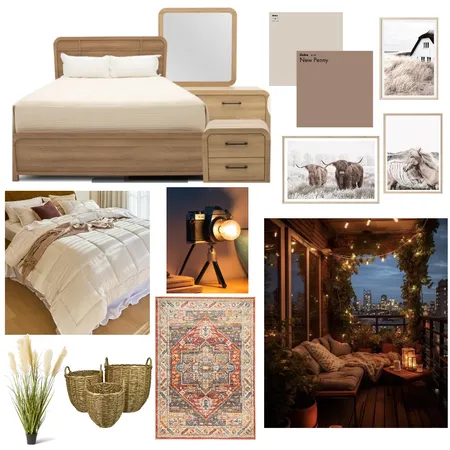 3 female roommates: 2nd bedroom Interior Design Mood Board by Beverly Zaske on Style Sourcebook