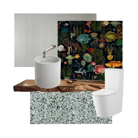 Powder Room Interior Design Mood Board by k70wny on Style Sourcebook