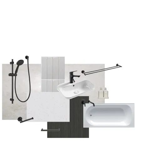 Industrial dark ensuite and bathroom Interior Design Mood Board by OmniProjects on Style Sourcebook