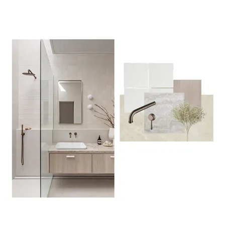 Neutral, Calm Bathroom Interior Design Mood Board by _janeinteriors on Style Sourcebook