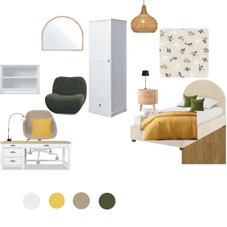 Dormitorio de niña Interior Design Mood Board by Brisa on Style Sourcebook