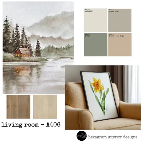 A406_Living_Room Interior Design Mood Board by Snap Wise on Style Sourcebook