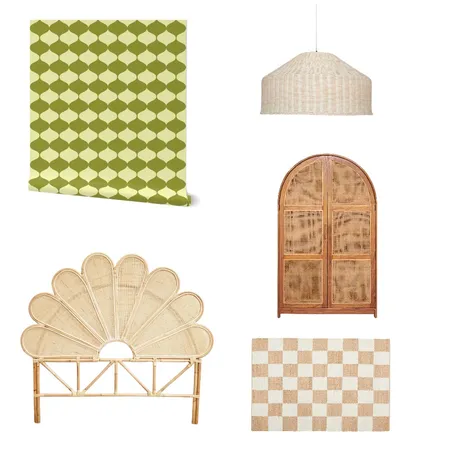 Green Ogees for Kid’s Room Interior Design Mood Board by ashclarkart on Style Sourcebook