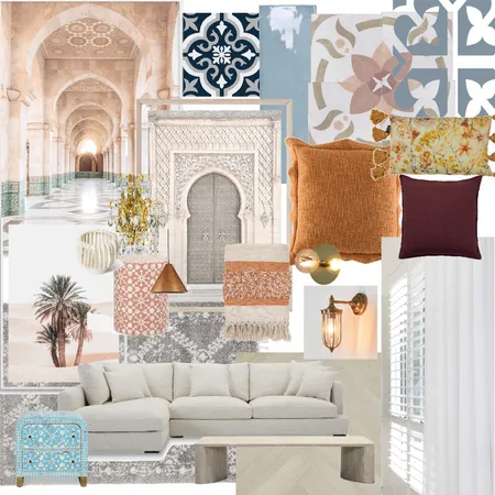 Moroccan Coastal Lifestyle Interior Design Mood Board by Stephanie Christel on Style Sourcebook