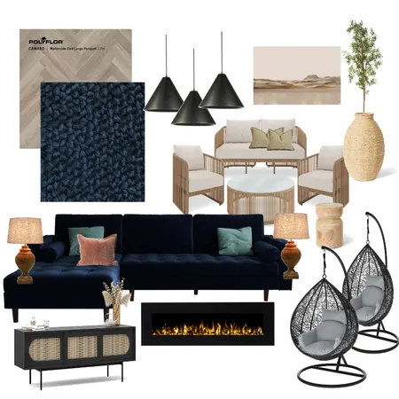 Living Room Sample board Interior Design Mood Board by Design by Uliana on Style Sourcebook