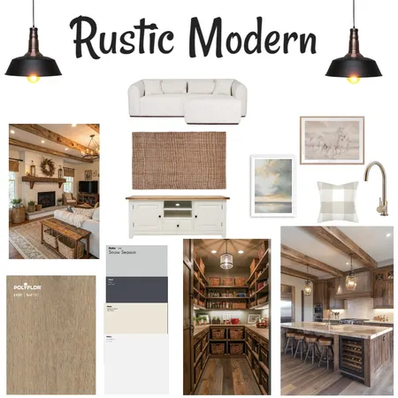 rustic modern style Interior Design Mood Board by cl26reynoldsm on Style Sourcebook