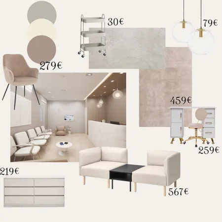 ιατρειο Interior Design Mood Board by Eirininaxaki on Style Sourcebook