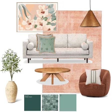 Contemporary Australian lounge Interior Design Mood Board by Evolve Creative Interiors on Style Sourcebook