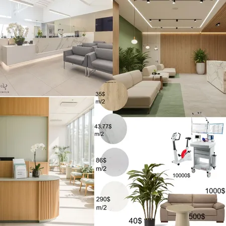 CARDIOLOGY OFFICE Interior Design Mood Board by SIFEN on Style Sourcebook