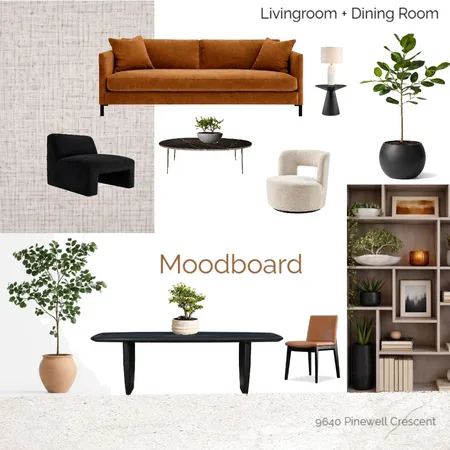 MOOD BOARD - 9640 Pinewell Crescent Living/Dining Interior Design Mood Board by parliament on Style Sourcebook